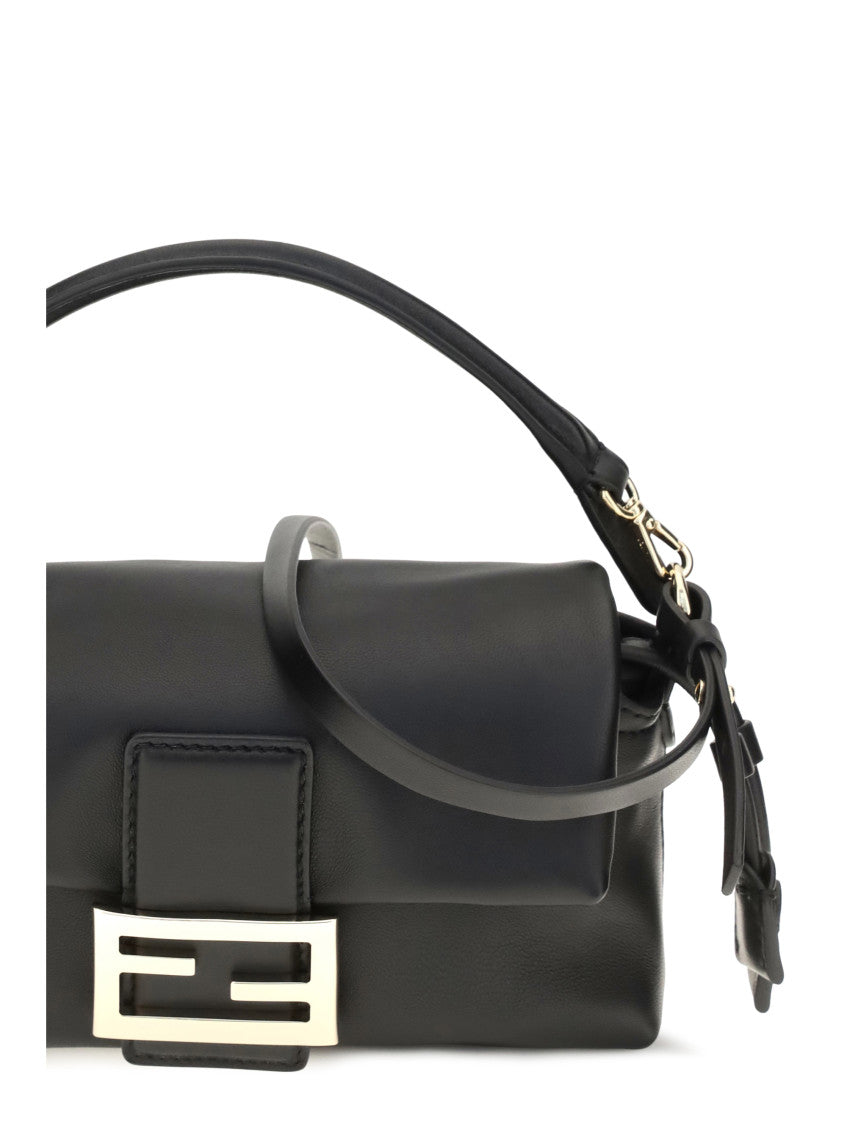 Black Baguette Small Shoulder Bag 5