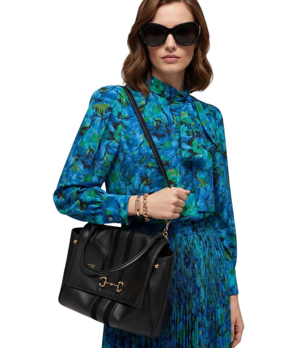 Black Paparazzo Medium Shoulder Bag 4