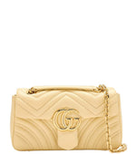 Yellow GG Marmont Small Shoulder Bag 1