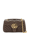 Brown GG Marmont Small Shoulder Bag 1