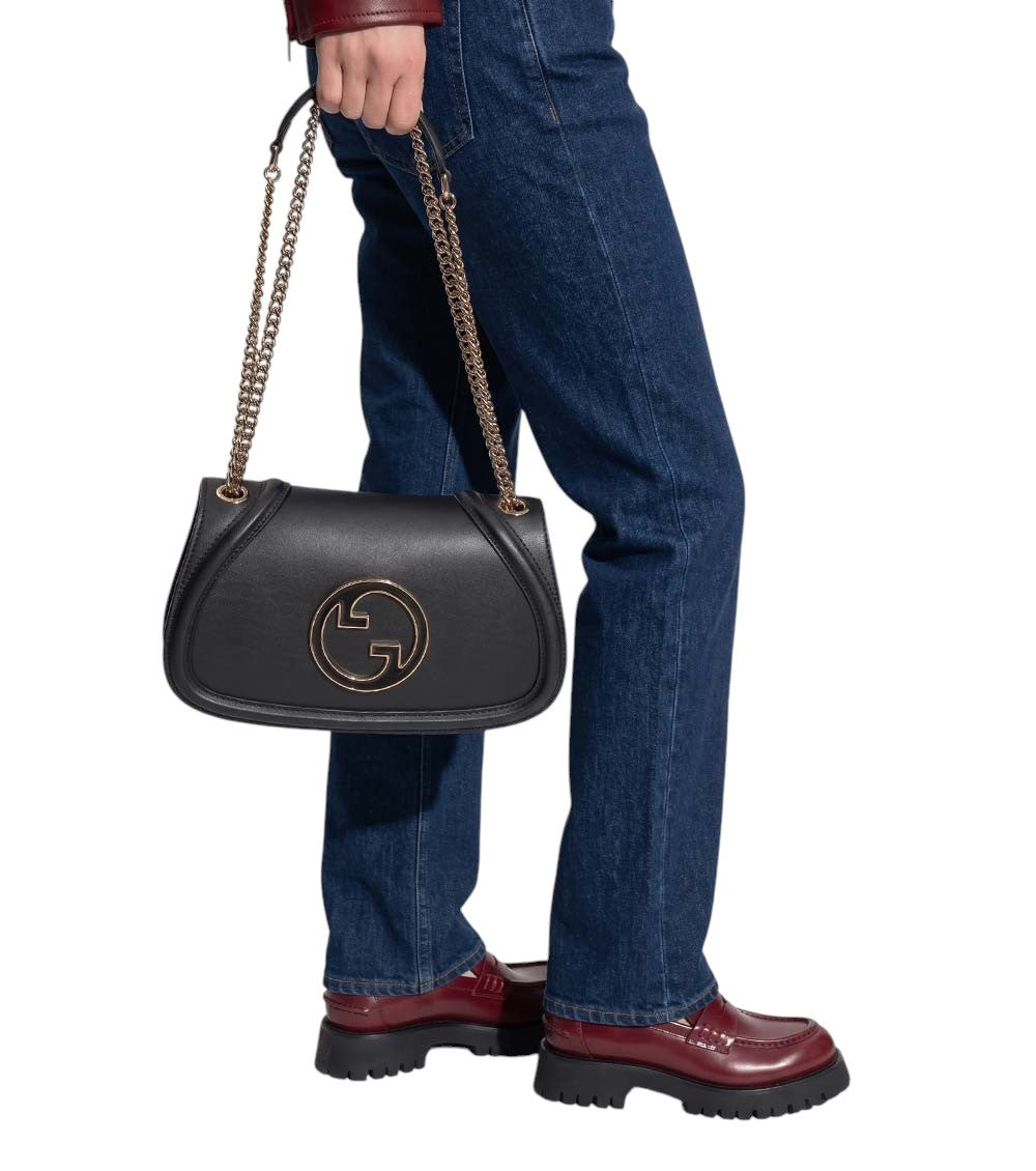 Black Blondie Medium Shoulder Bag 4