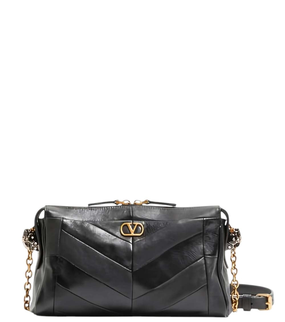 Black Panthea Small Shoulder Bag 1