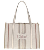 Beige Woody Loop Tote Tote 1