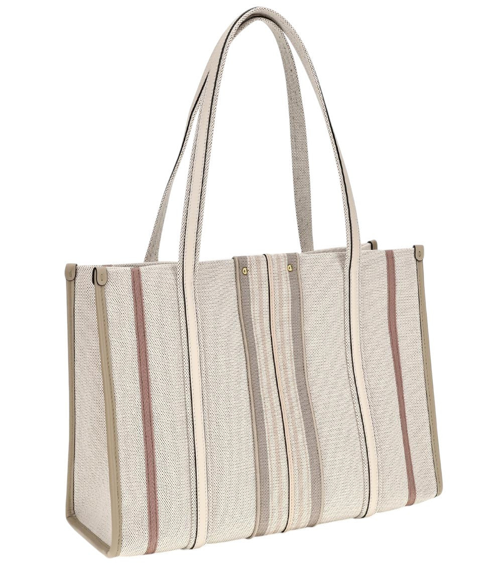 Beige Woody Loop Tote Tote 3