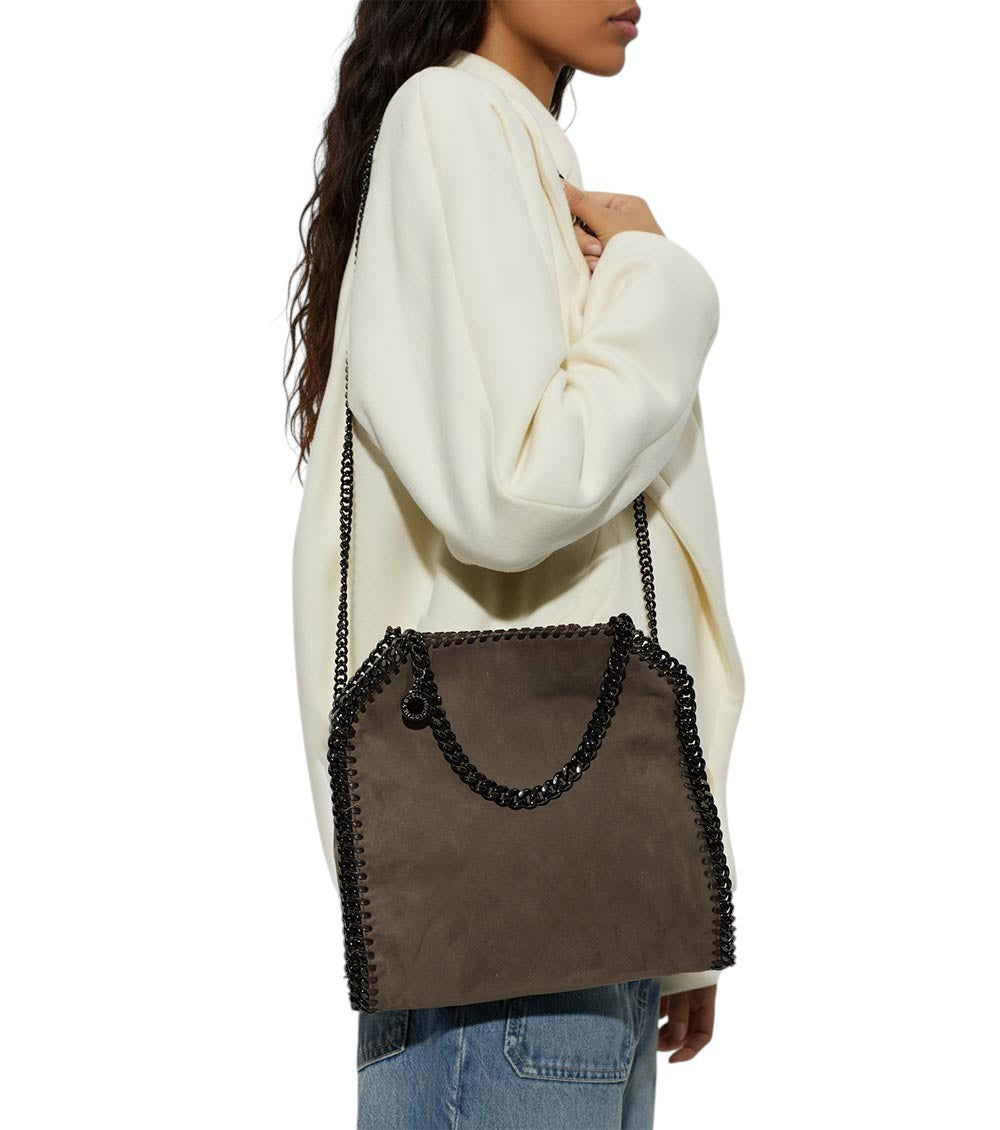 Dark Taupe Falabella Mini Tote 4