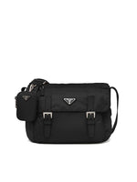 Black Re-Nylon Messenger Bag 1
