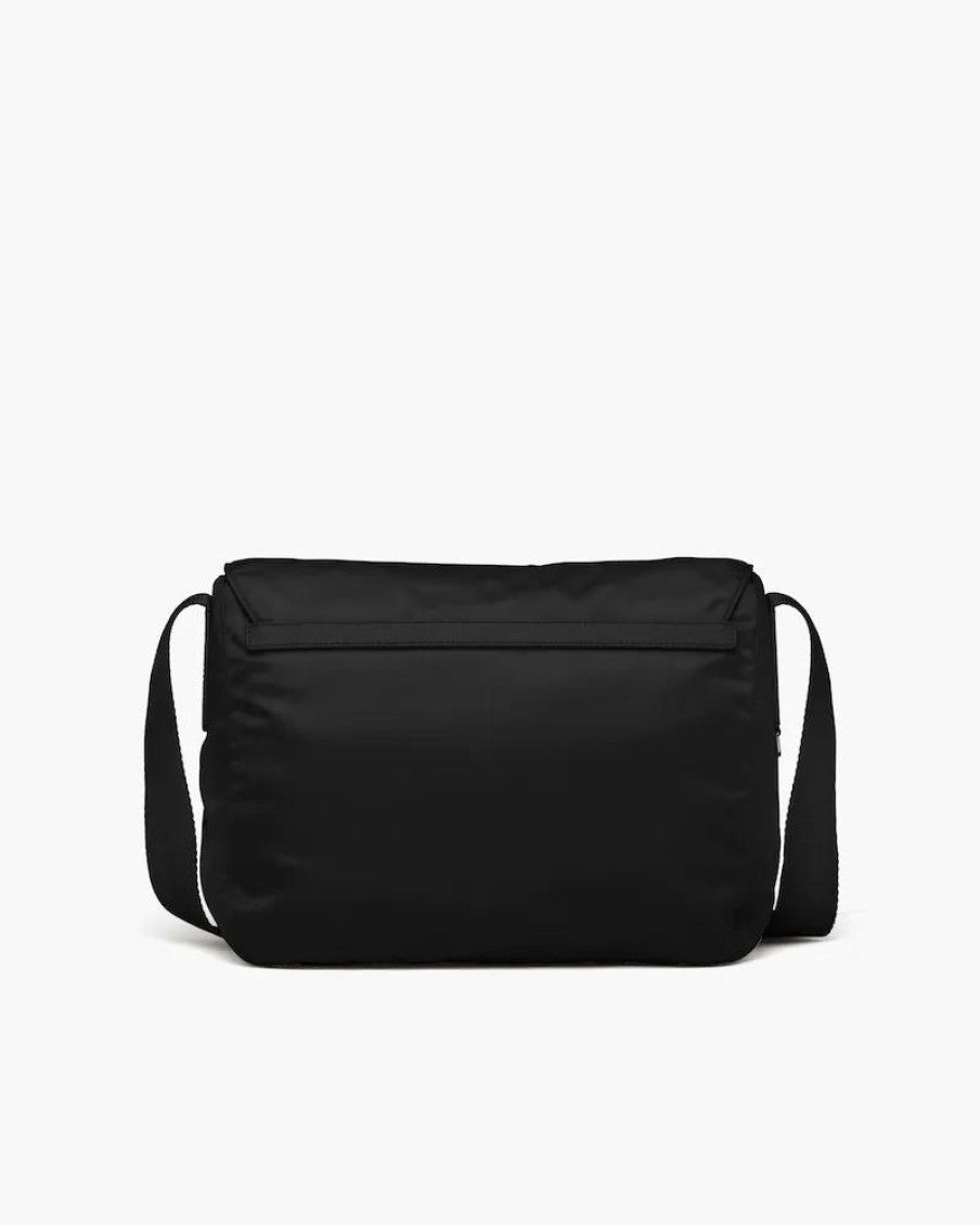Black Re-Nylon Messenger Bag 4