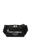 Black Logo nylon beltbag 1