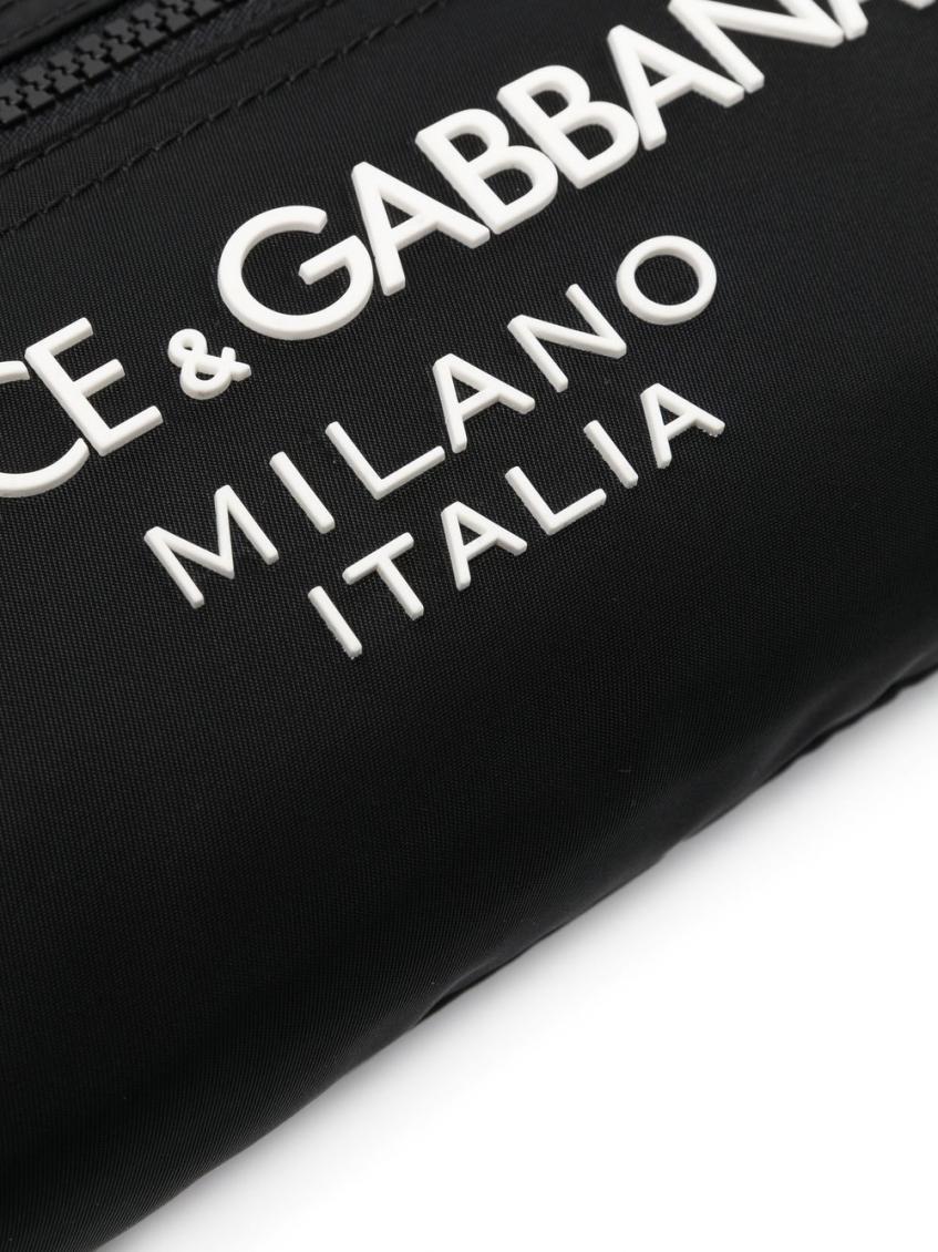 Black Logo nylon beltbag 3