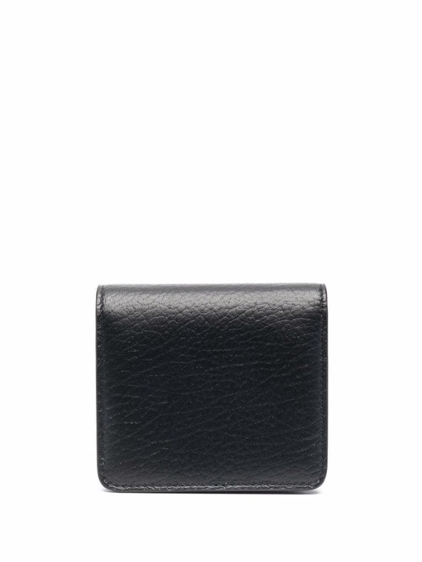 Black Leather wallet on chain 8