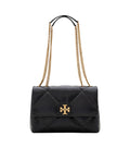 Black KIRA DIAMOND QUILT SHOULDER BAG 1