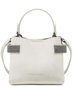 White Suede handbag 1