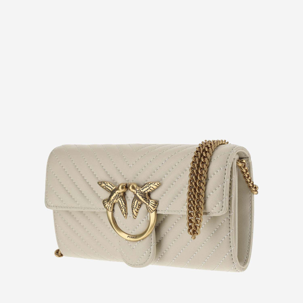 Off White LOVE ONE QUILTED Shoulder Bag 2
