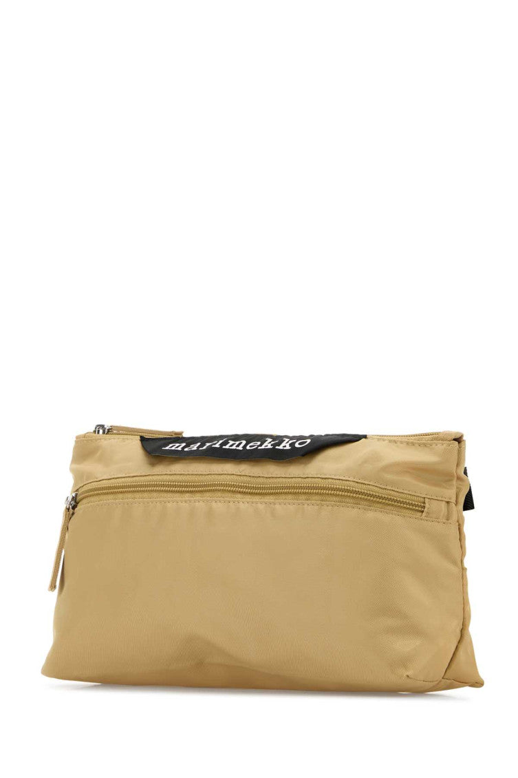 Beige Logo Crossbody Bag 2