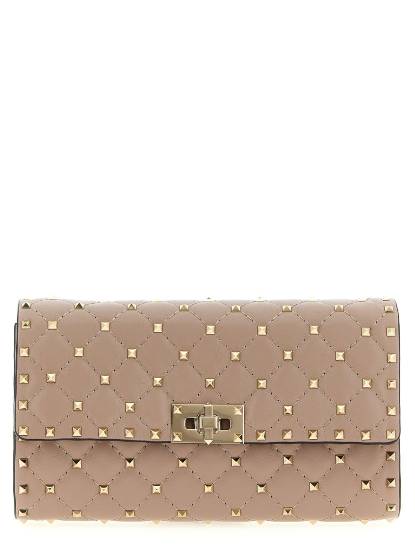 Pink 'Rockstud Spike' Shoulder Bag 1