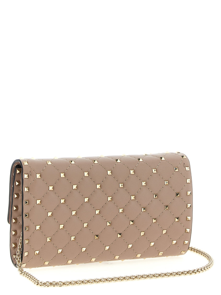 Pink 'Rockstud Spike' Shoulder Bag 2