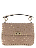 Pink 'Rockstud Spike' Shoulder Bag 1
