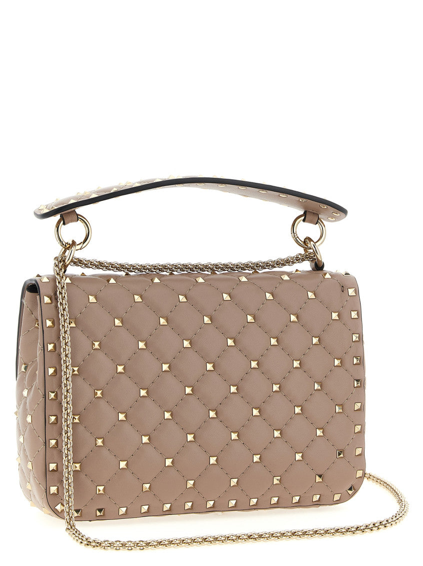 Pink 'Rockstud Spike' Shoulder Bag 2