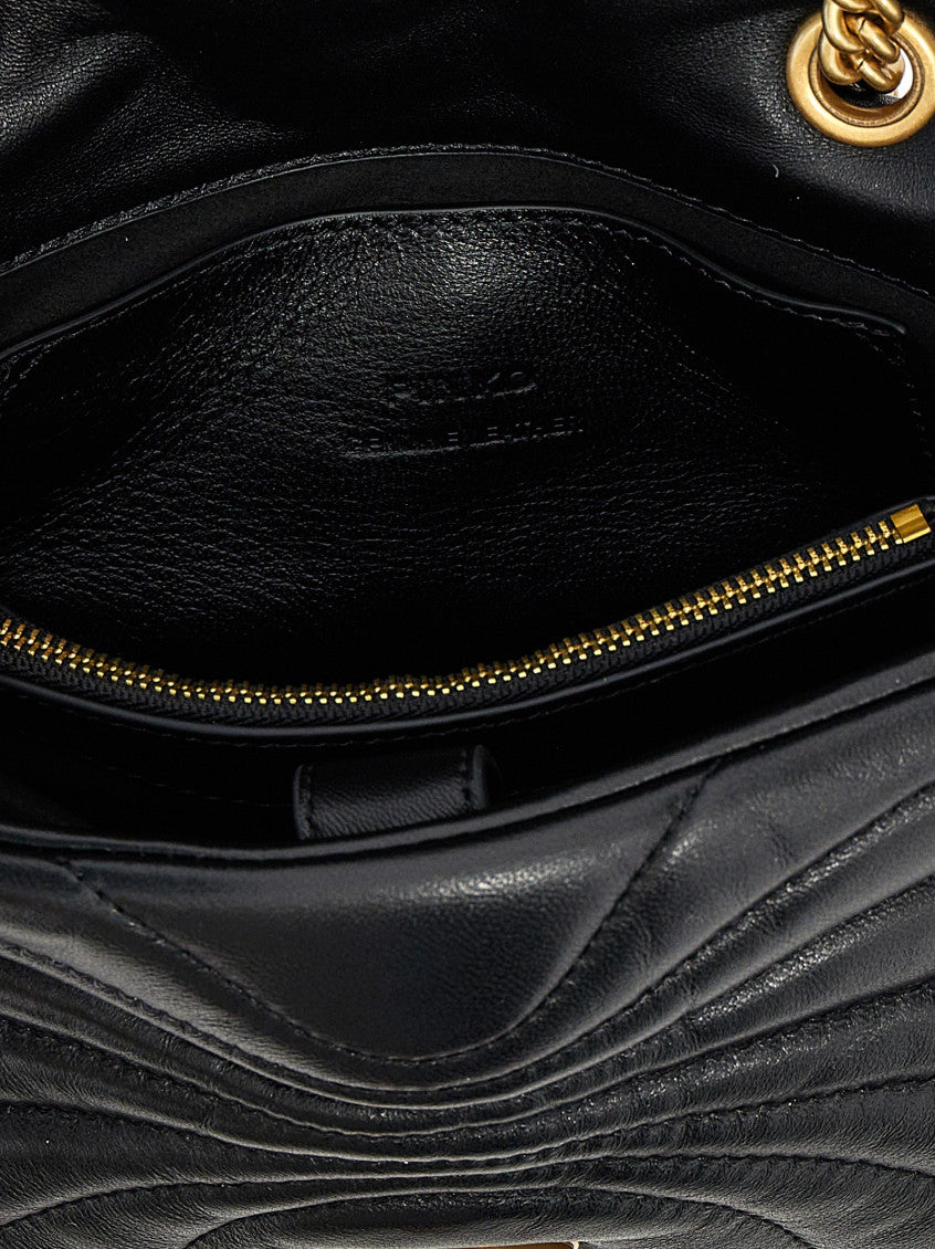 Black 'Love Puff Mini' Shoulder Bag 4