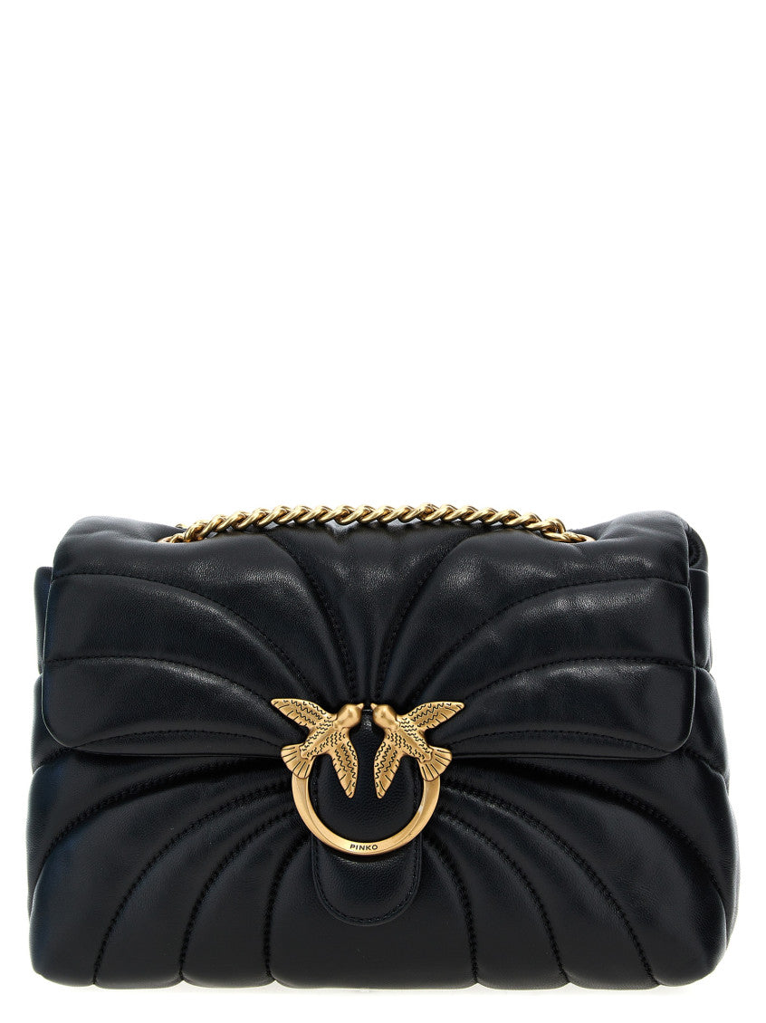 Black 'Love Puff Classic' Shoulder Bag 1