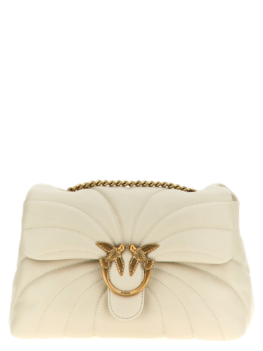 White 'Love Puff Classic' Shoulder Bag 1