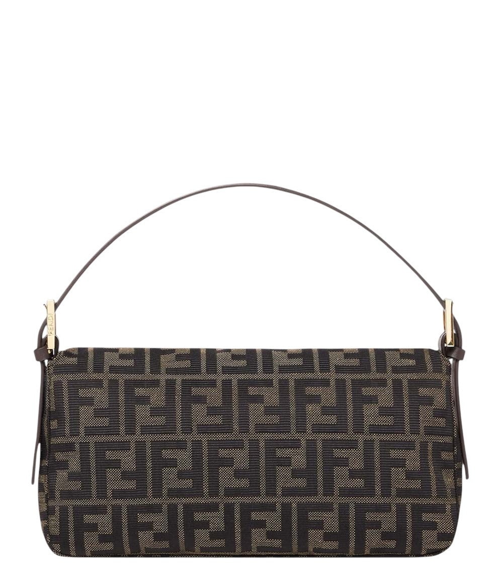 Brown Logo Medium Shoulder Bag 3