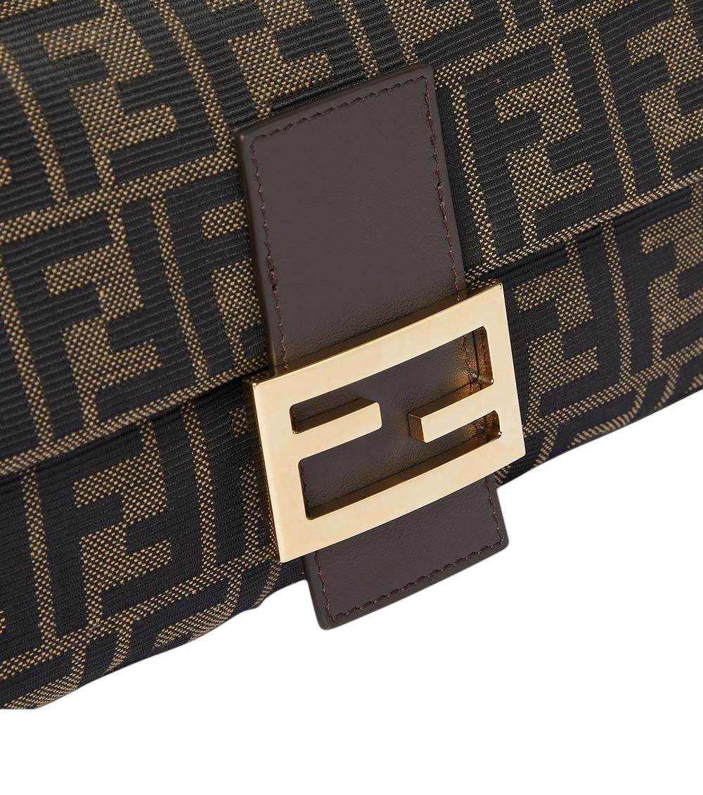 Brown Logo Medium Shoulder Bag 6