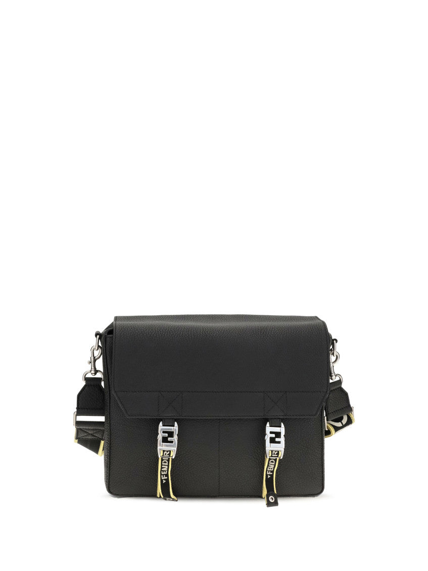 Black Flow Medium Crossbody Bag 1