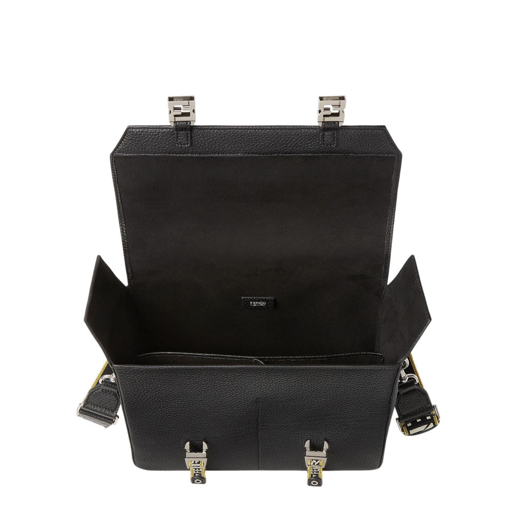 Black Flow Medium Crossbody Bag 4