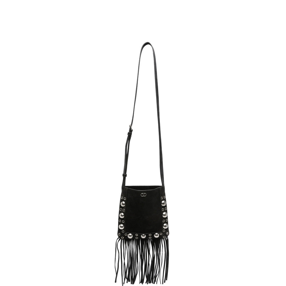 Black VLogo Small Crossbody Bag 1