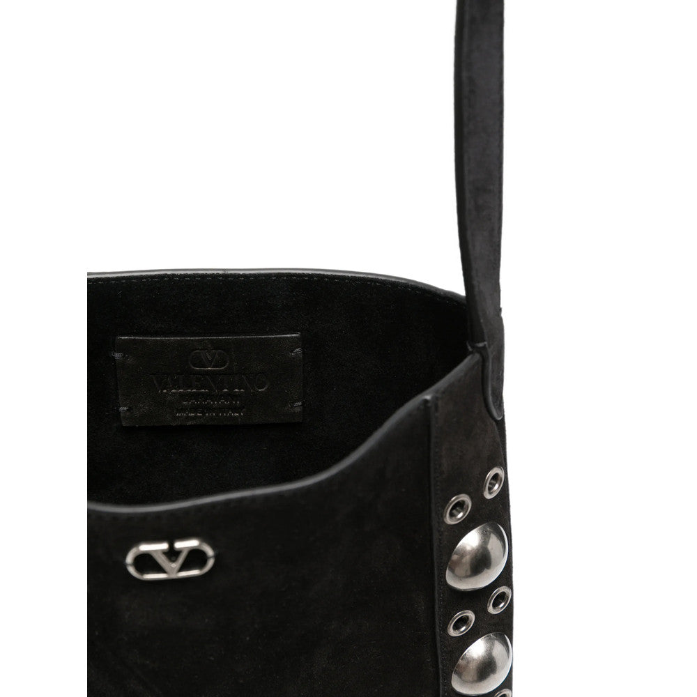 Black VLogo Small Crossbody Bag 3