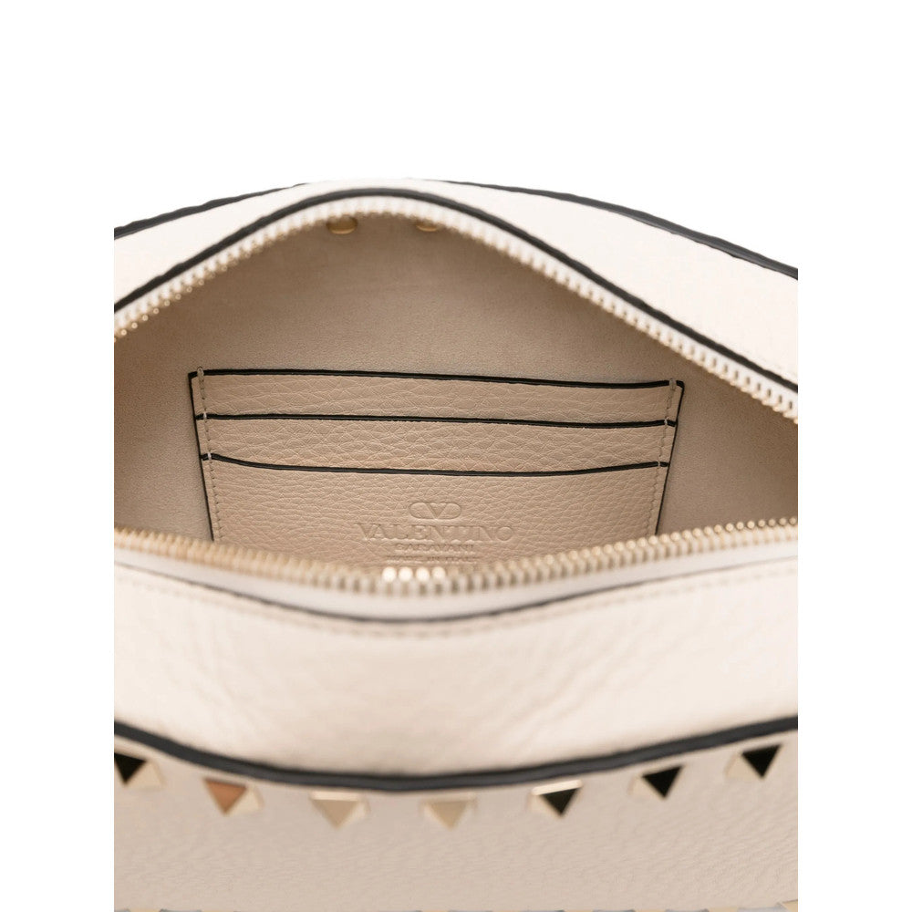 Beige Rockstud Small Crossbody Bag 3