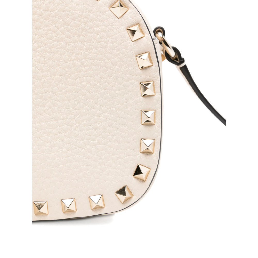 Beige Rockstud Small Crossbody Bag 4