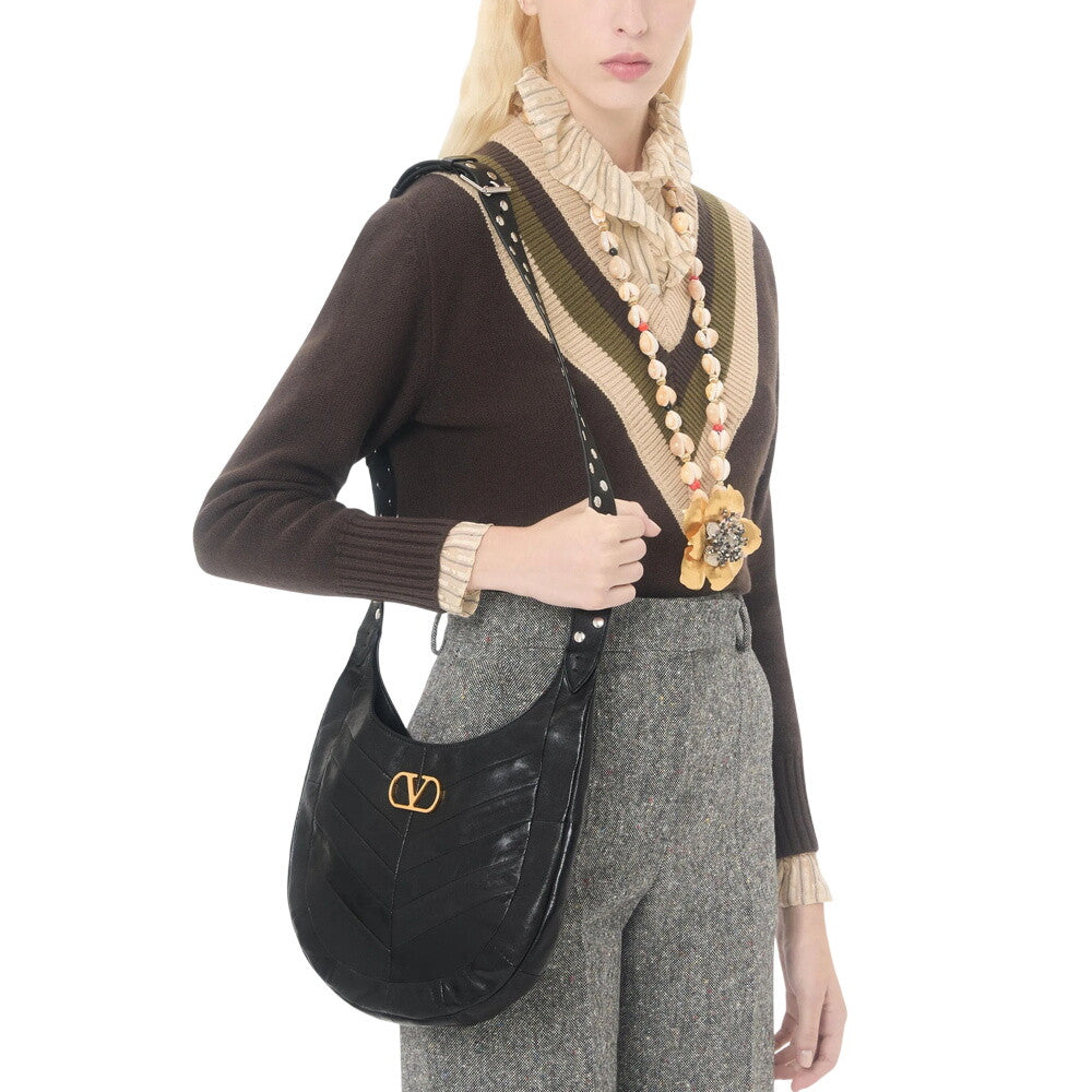 Black Hoboho Small Shoulder Bag 5