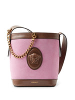 Pink pivot mini Bucket Bag 1