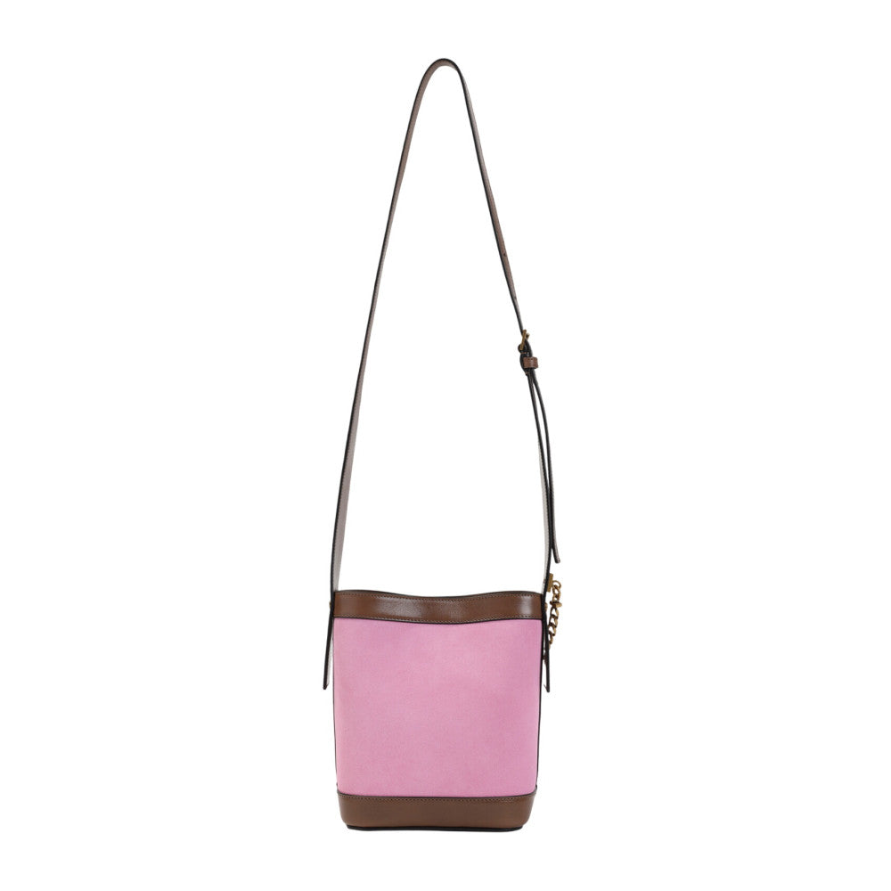 Pink pivot mini Bucket Bag 2