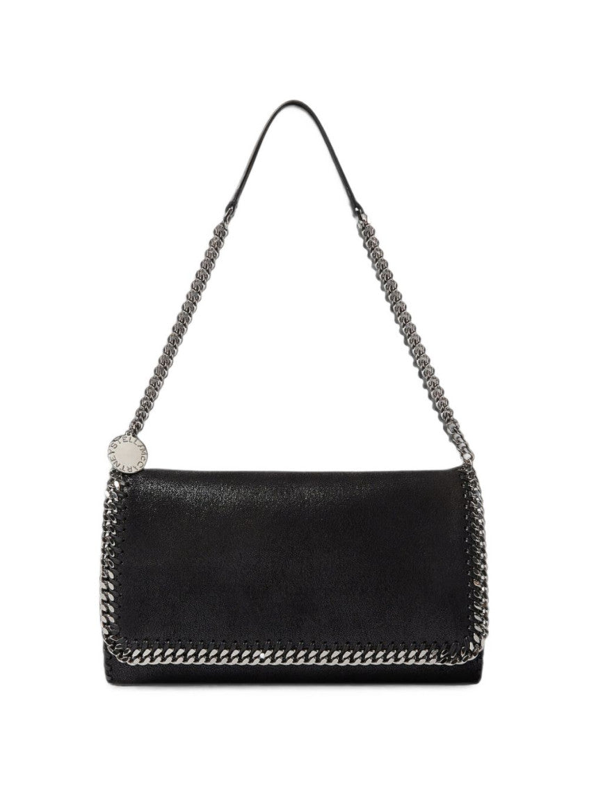 Black Falabella flap clutch 1