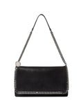 Black Falabella flap clutch 1