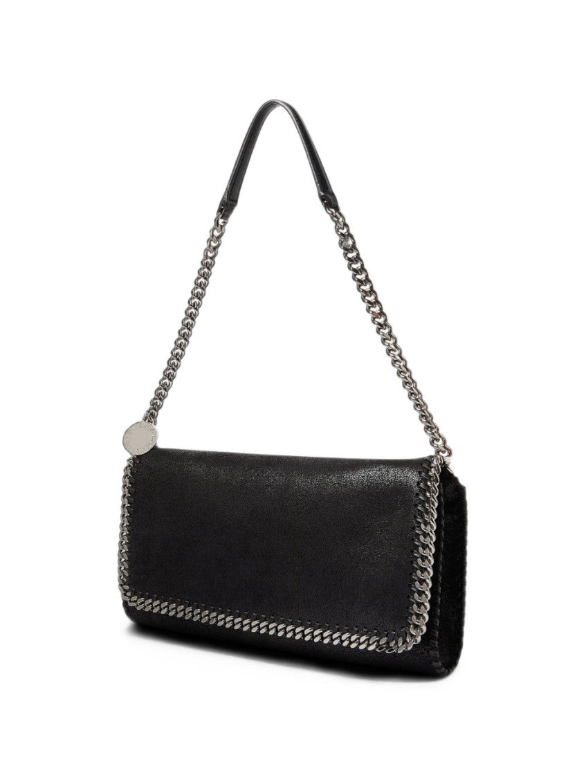 Black Falabella flap clutch 2