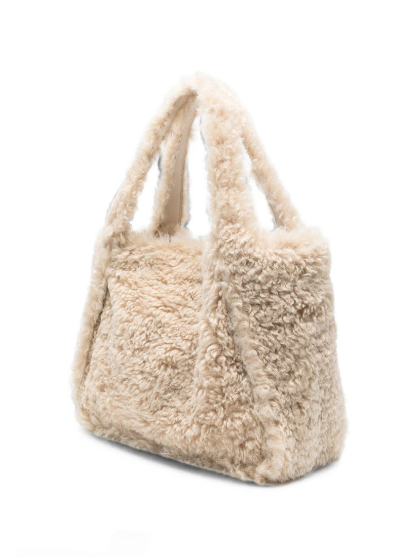 Beige Logo Large Tote 2