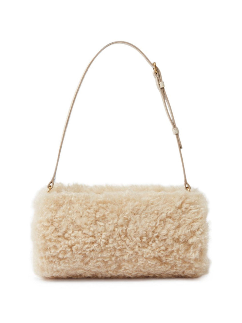 Beige Logo Small Shoulder Bag 1