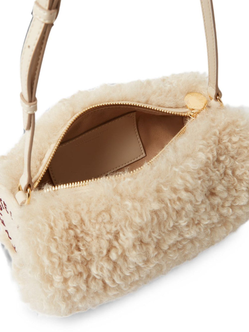 Beige Logo Small Shoulder Bag 3