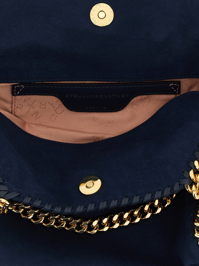 Navy Blue Falabella Mini Tote 4