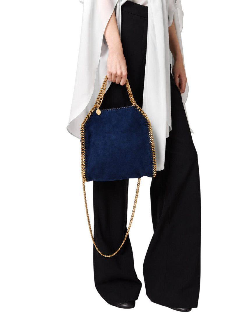 Navy Blue Falabella Mini Tote 5