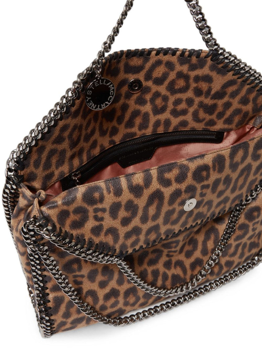 Brown Falabella Fold-Over Large Tote 4