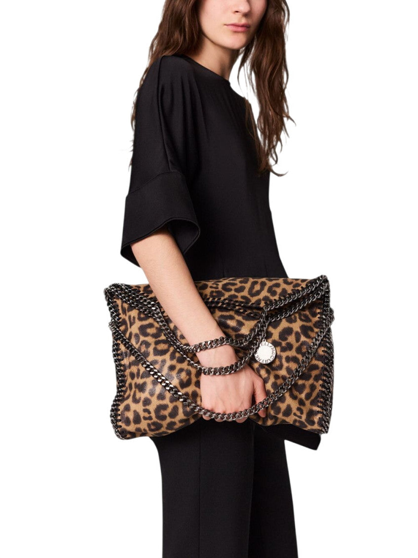 Brown Falabella Fold-Over Large Tote 5
