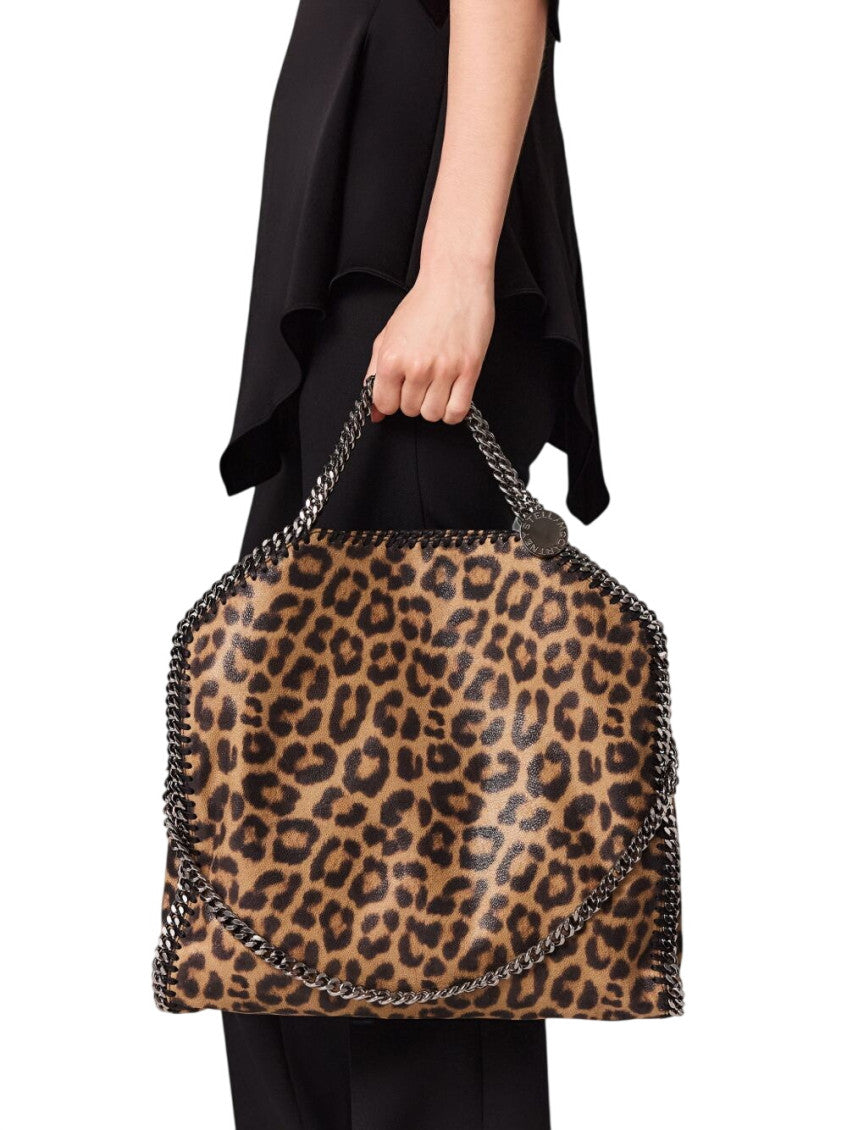 Brown Falabella Fold-Over Large Tote 6