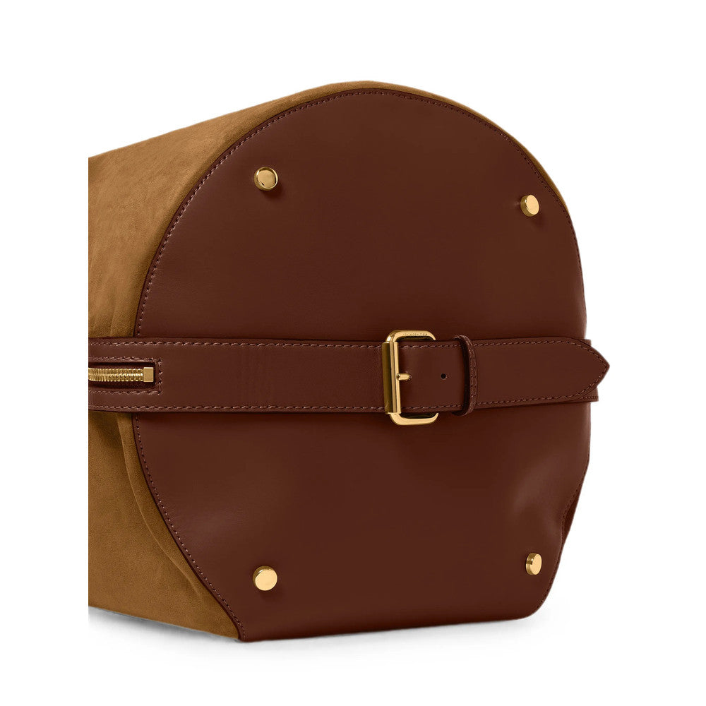 Brown Appaloosa Medium Bucket Bag 6