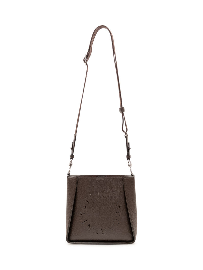 Brown Logo Medium Crossbody Bag 1