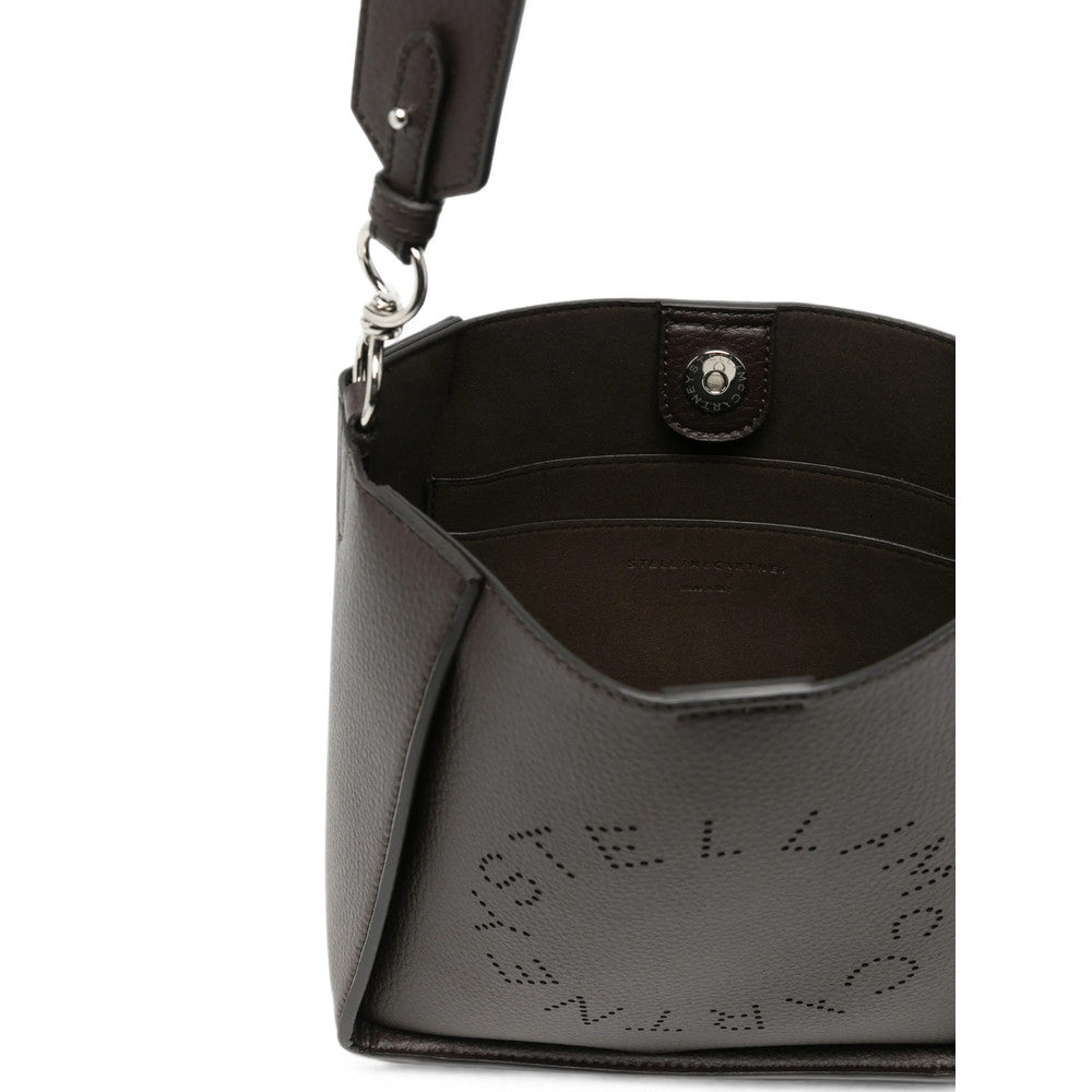 Brown Logo Medium Crossbody Bag 3